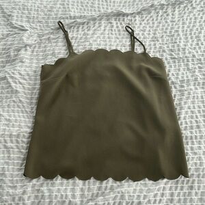 Green tank top from Banana Republic. Size medium.